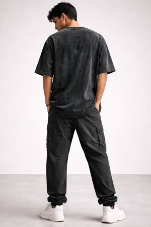 Frebly Premium Acid-Wash Oversized T-Shirt