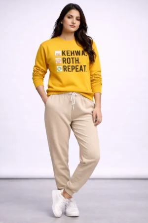 Kehwa Roth Repeat Unisex Sweatshirt – Premium Winter Wear