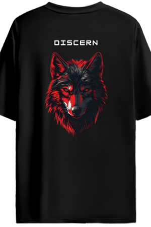 DISCERN – Wolf Instinct Oversized T-Shirt