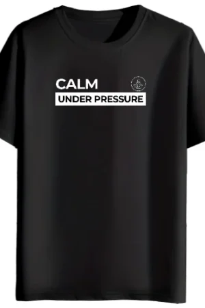 FREBLY Calm Under Pressure Cotton T-Shirt For Men