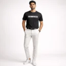 FREBLY Risk Regret Black T-Shirt For Men front